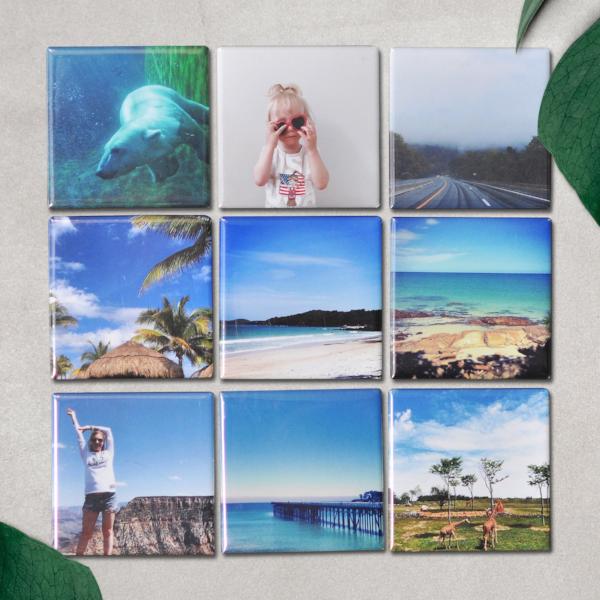 Individuelle Fotomagnete Im 9er-set - soufeede