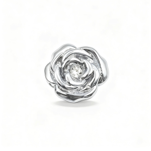 Charm Flor - Plata