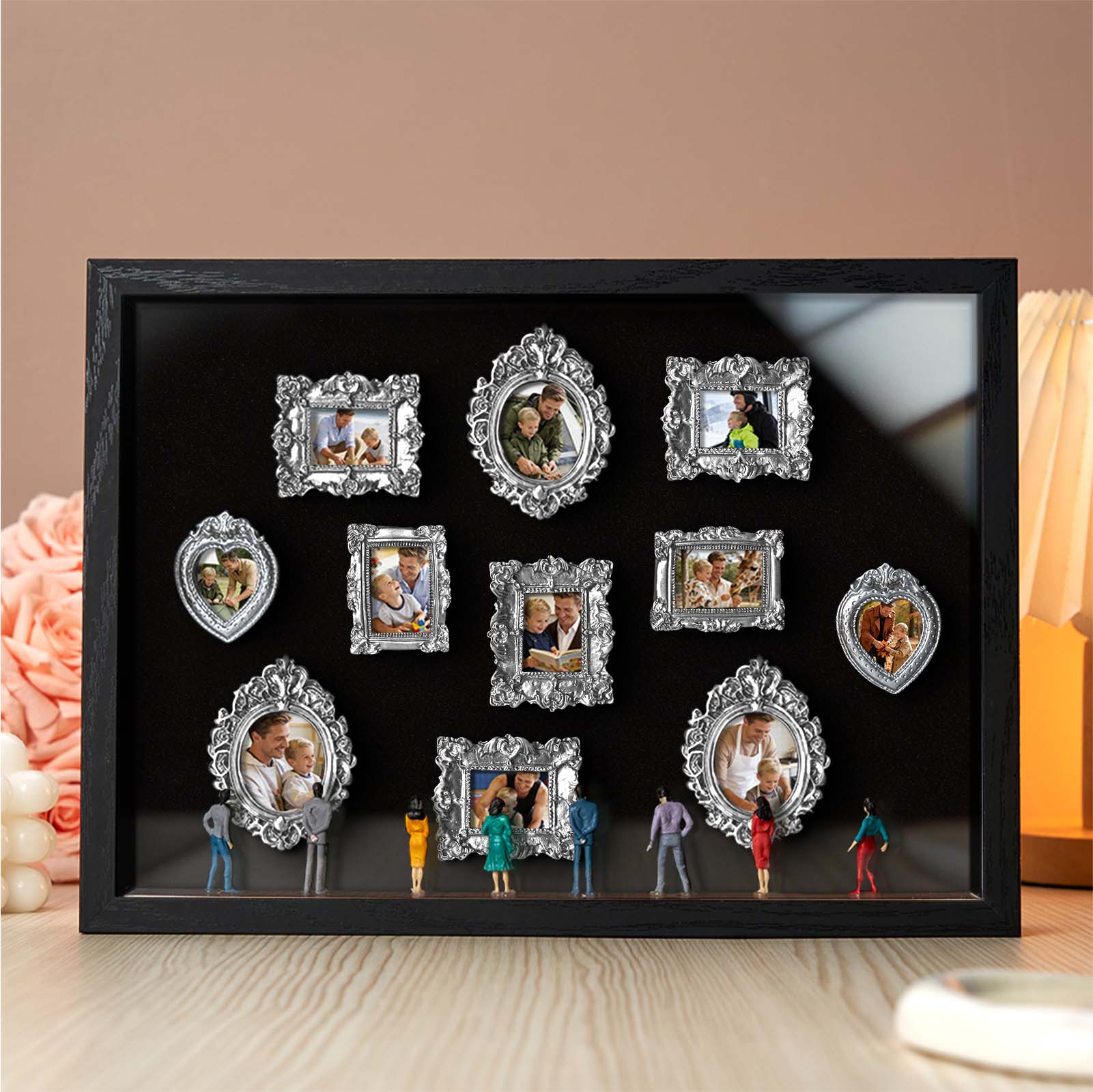 Museo De Nosotros, Museo En Miniatura Para Papá, Caja De Sombras Personalizada Para El Día Del Padre, Marco De Recuerdo Personalizado, Regalo
