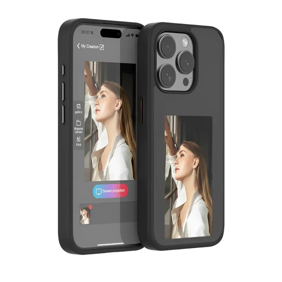 Funda Para Teléfono Diy Con Individualidad Funda Para Teléfono Con Pantalla De Tinta Electrónica - soufeeles