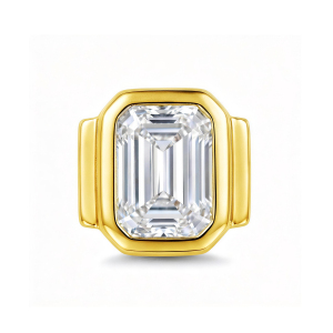 Colgante Rectangular Grande Con Forma De Diamante - Oro