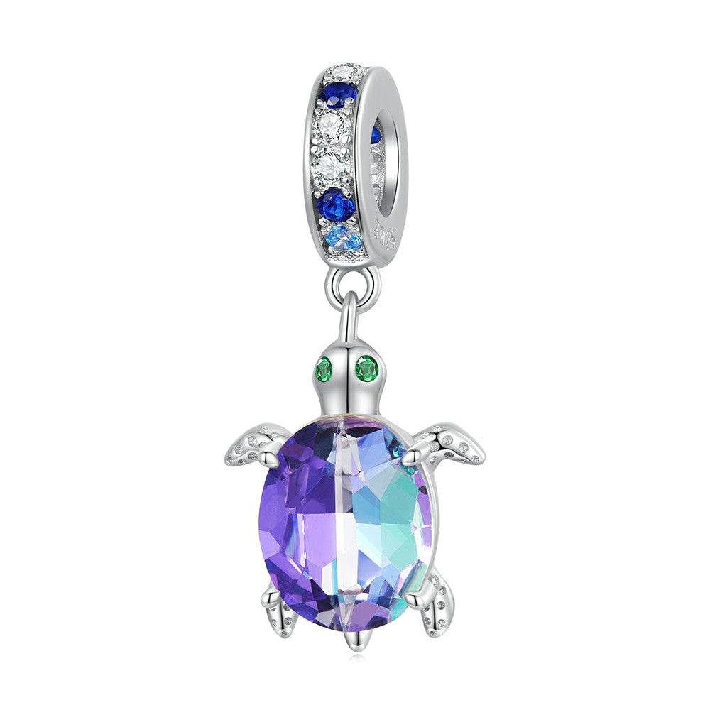 delicato ciondolo tartaruga in argento sterling 925 yb2342