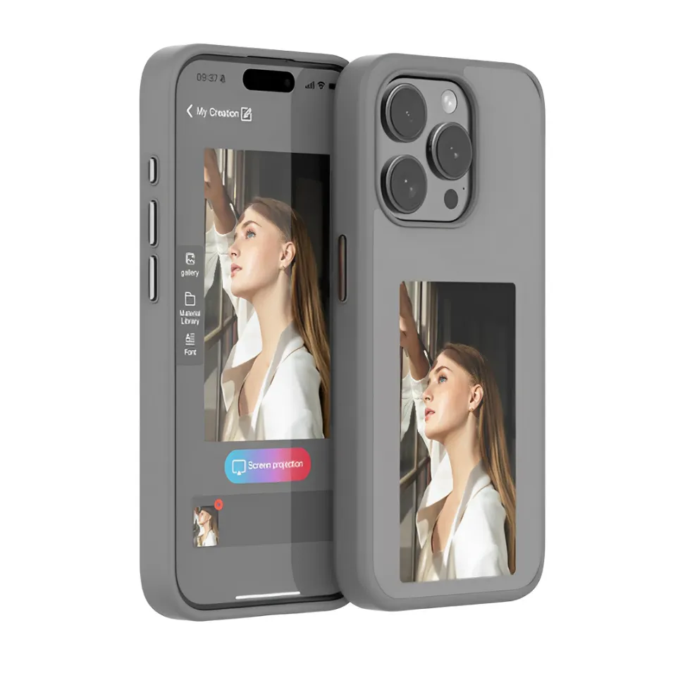 Funda Para Teléfono Diy Con Individualidad Funda Para Teléfono Con Pantalla De Tinta Electrónica - soufeeles