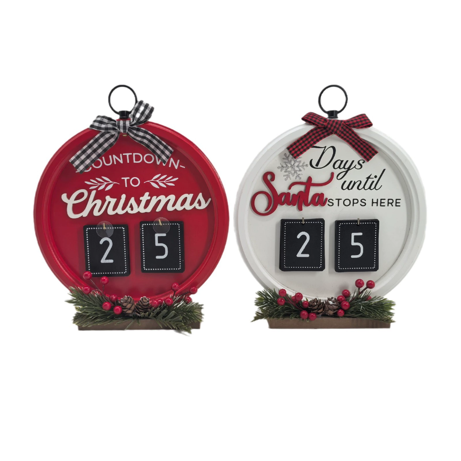 Calendario De Cuenta Regresiva Para Navidad Señales Días Hasta Que Papá Noel Llegue Regalos De Navidad - soufeeles