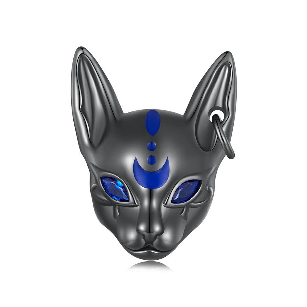 Ciondolo dio gatto egiziano in argento sterling 925 xs2027