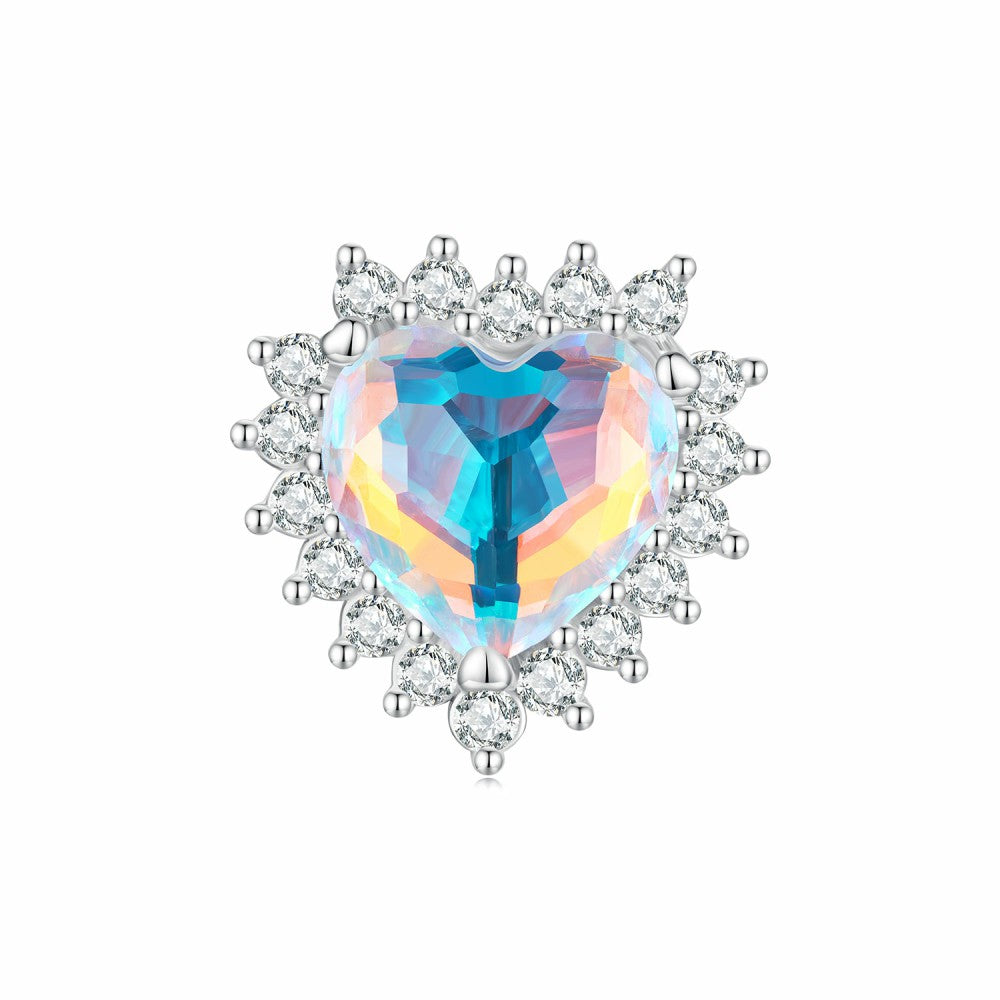 ciondolo sinfonia d'amore con zircone bianco in argento sterling 925 xs2140