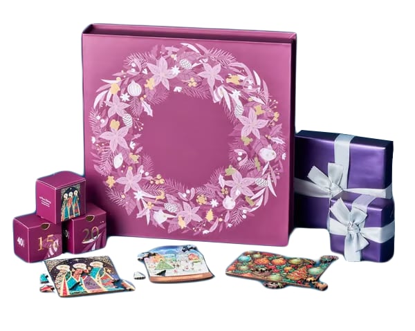 24 Días De Navidad Rompecabezas Calendario De Adviento Regalo Para La Familia Para Niños - soufeeles