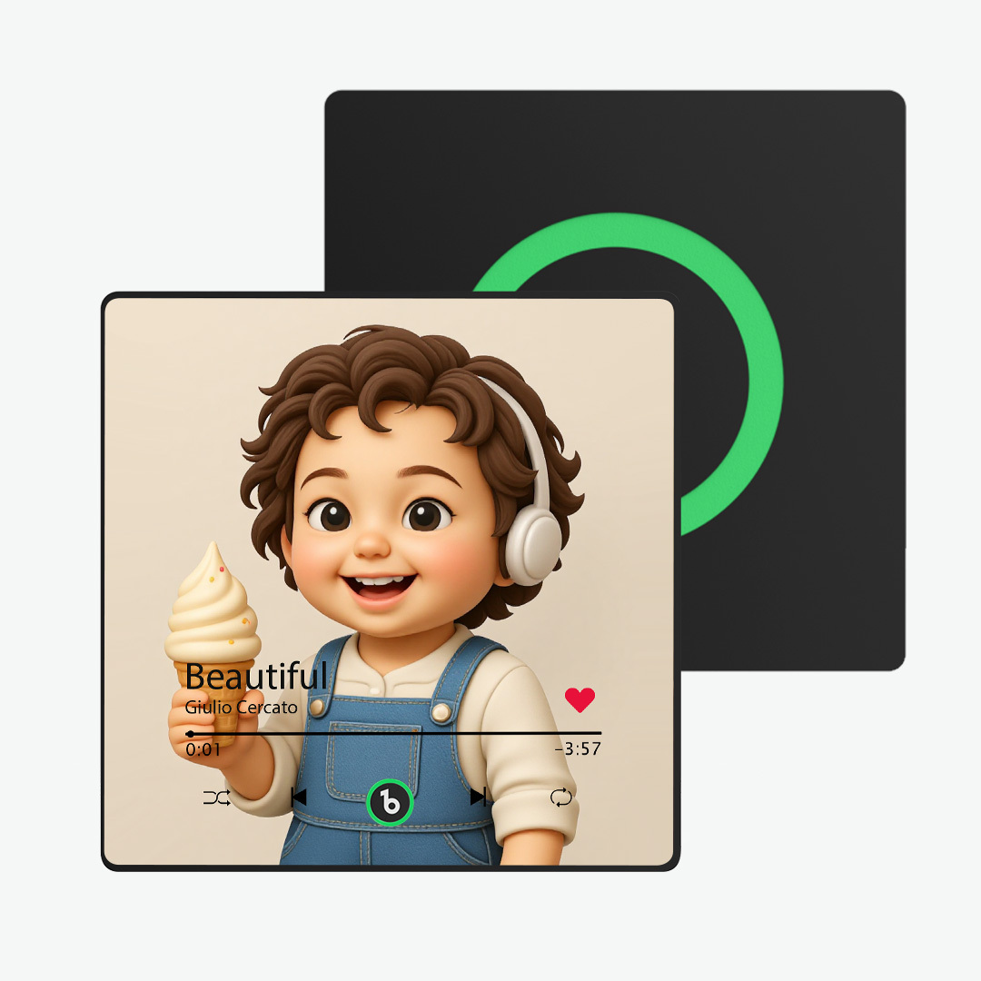Imán De Refrigerador Con Música Personalizado, Marco De Fotos Con Personaje De Dibujos Animados En 3d Personalizado, Imán De Refrigerador Con Álbum Que Puede Reproducir Música, Versión Mejorada A Color