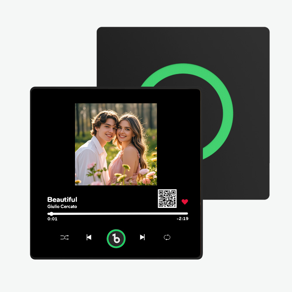 Imán De Nevera De Música Personalizado Nueva Actualización 4.0 Foto Personalizada Código Qr Imán De Nevera Marco Colorido Álbum Imán De Nevera Música Foto De Pared Etiqueta Regalo Para Pareja - soufeeles