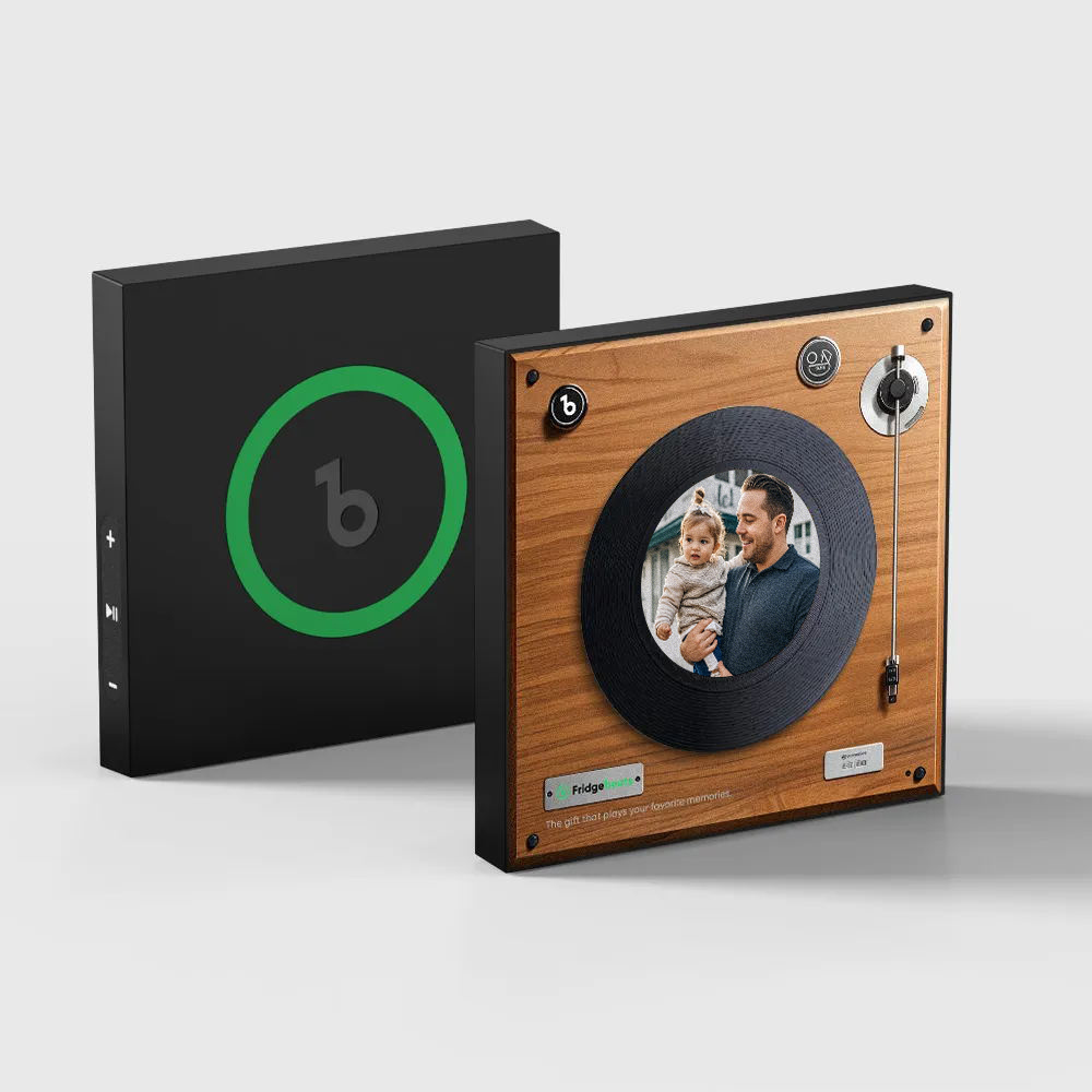 Imán Personalizado Para Nevera Con Música Y Fotos, Disco Vintage Personalizado, Regalos Para El Día Del Padre, Novedad De 5,0