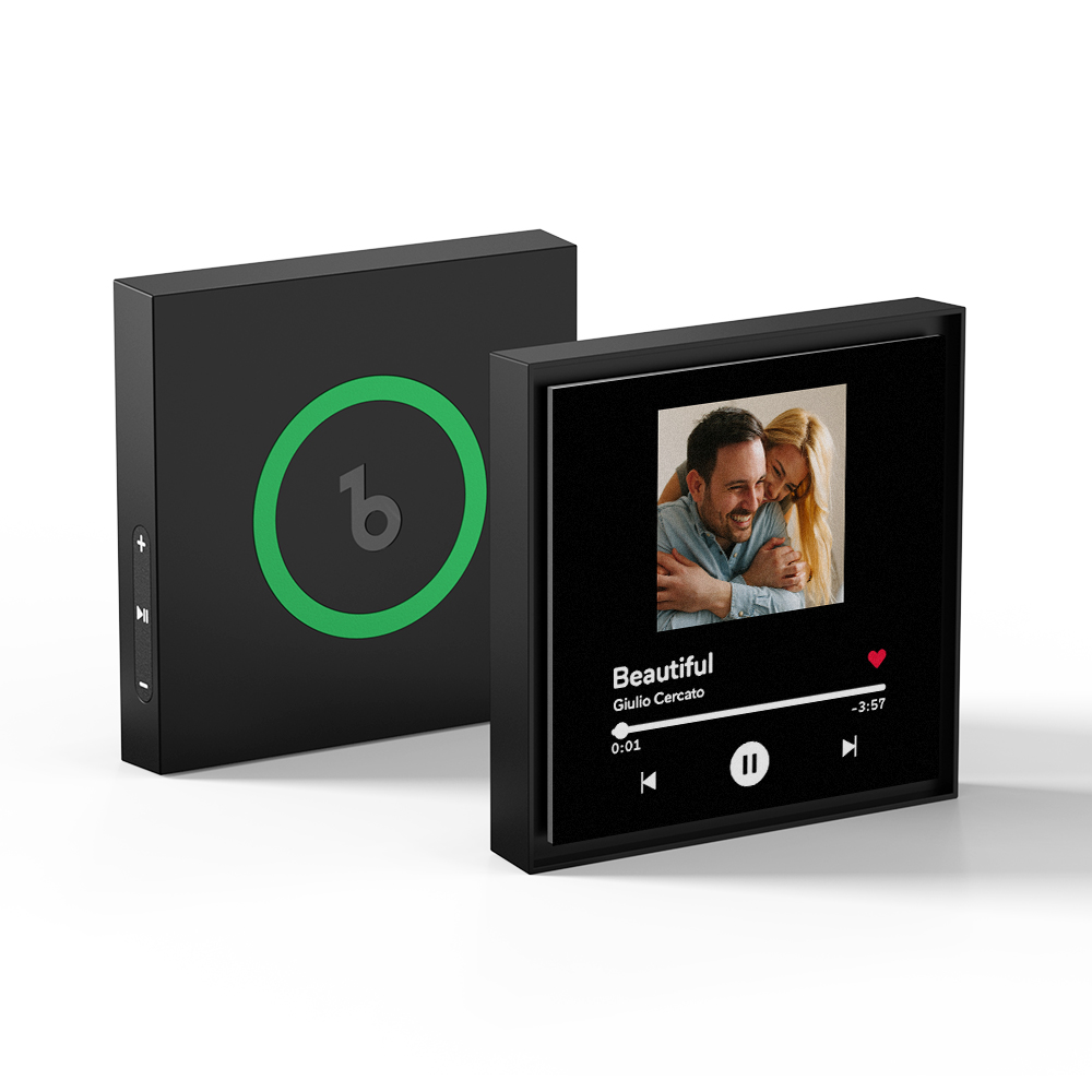 Imán De Nevera Con Música Personalizada, Nueva Actualización 5,0, Puede Reproducir Canciones Y Ajustar El Volumen, Admite De 1 A 6 Canciones, Regalos De Aniversario - soufeeles