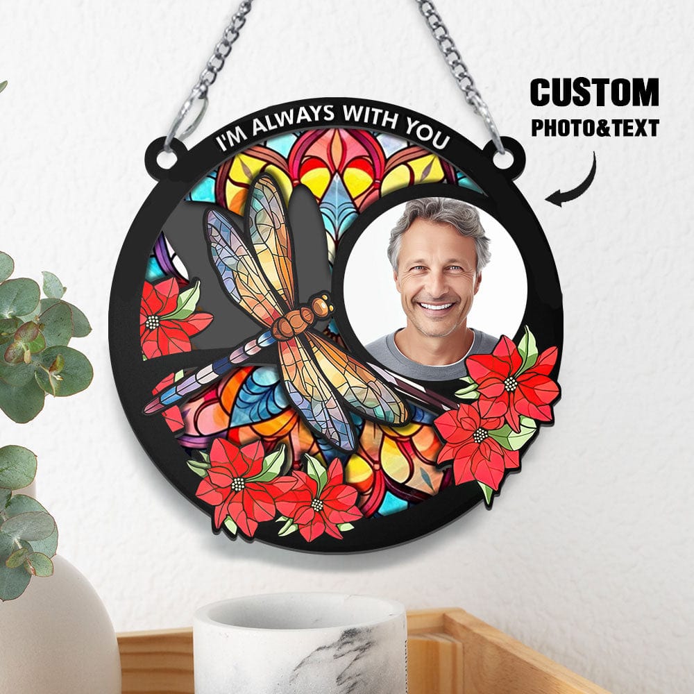 Foto Personalizada I'm Always With You Memorial - Adorno Personalizado Para Colgar En La Ventana - soufeeles