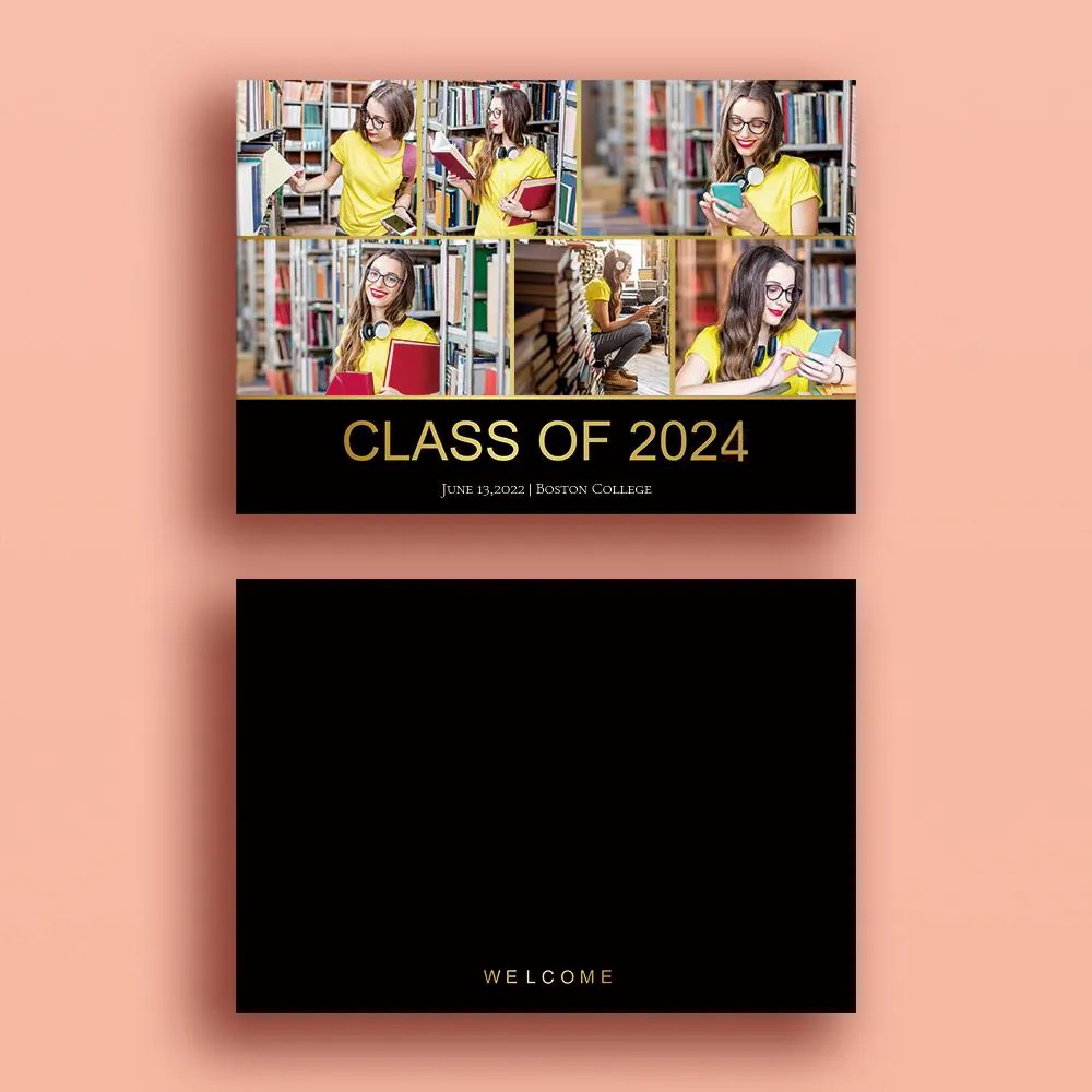 Tarjeta de Felicitación Personalizada Regalo de Graduación Dulce Memoria