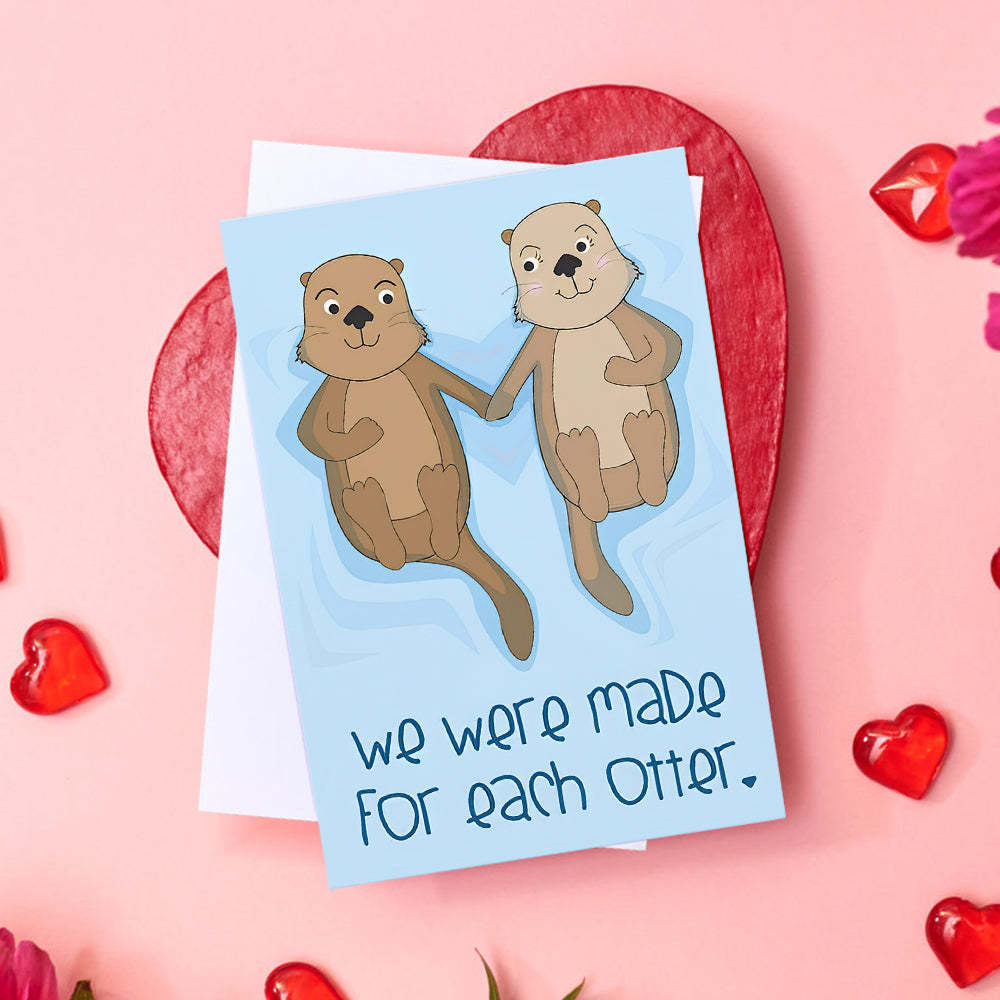 Tarjeta Divertida Del Día De San Valentín Con Animales Lindos - soufeeles