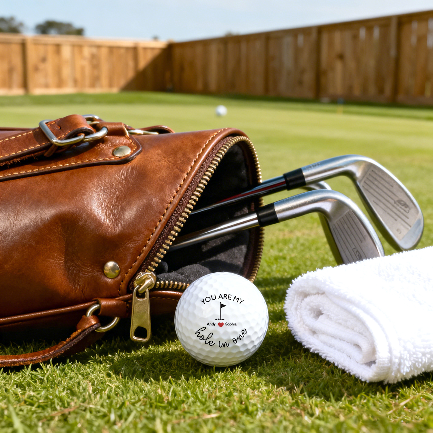 Pelota De Golf Con Texto Personalizado 'eres Mi Hoyo En Uno', Regalo Para Amantes Del Golf - soufeeles