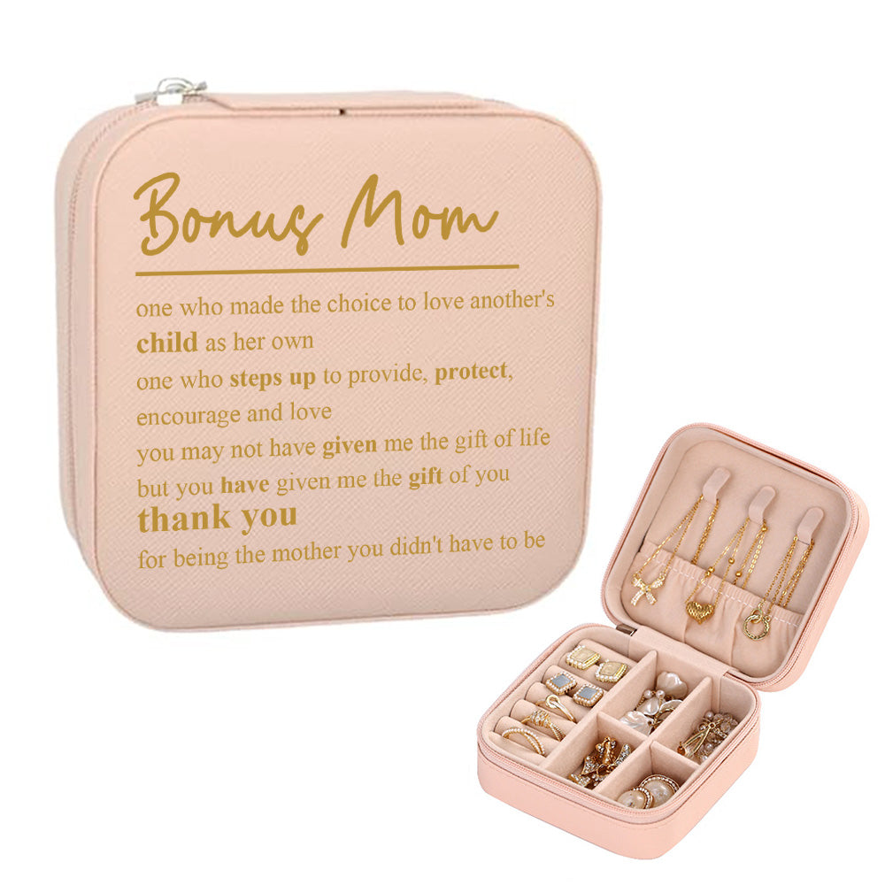 Caja De Joyería Personalizada, Organizador De Joyas Personalizado, Regalo De Almacenamiento Para Mamá Extra - soufeeles