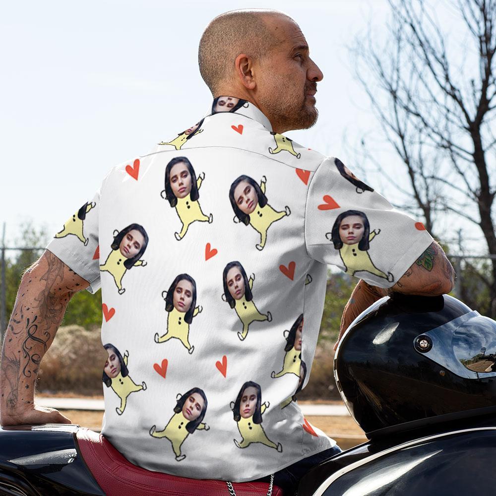 Camisas Hawaianas Personalizadas Camisa Linda De La Playa De Aloha Del Diseño Del Cuerpo Para Los Hombres