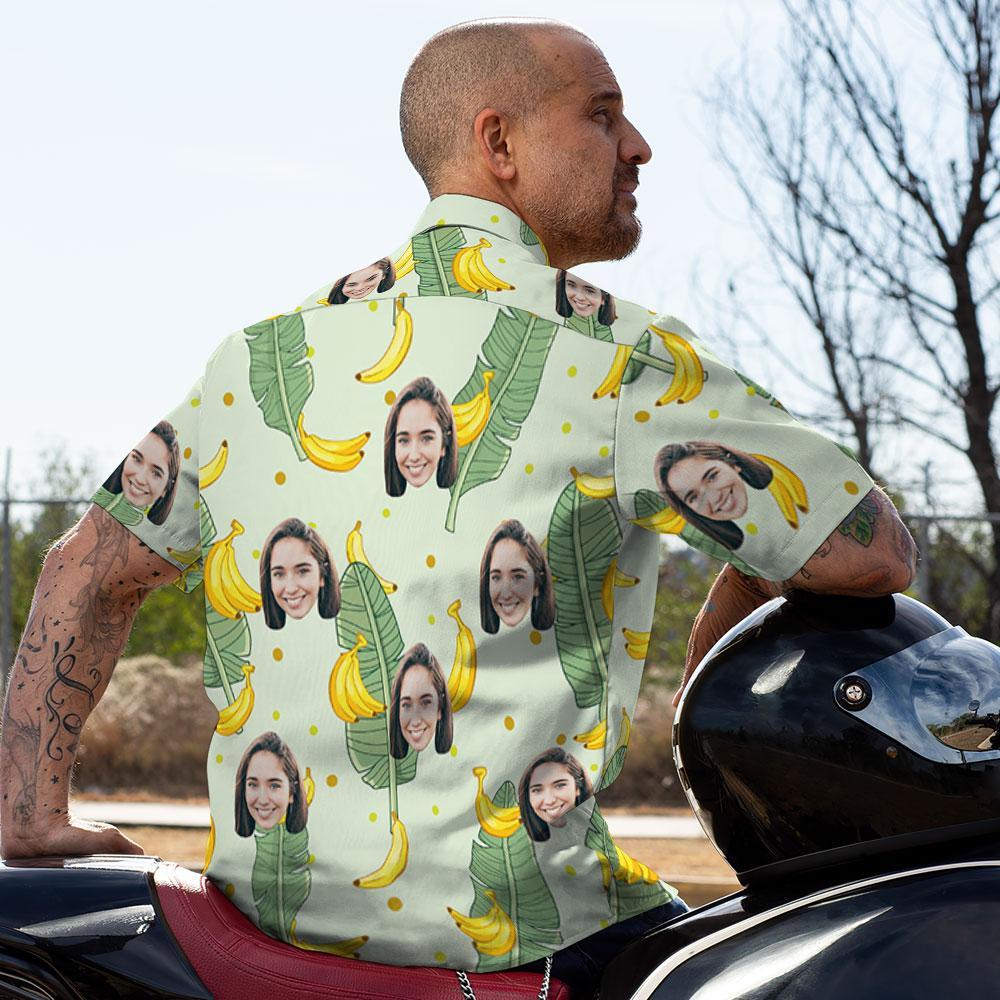 Camisas Hawaianas Personalizadas Camisa De Playa Banana Aloha Para Hombres