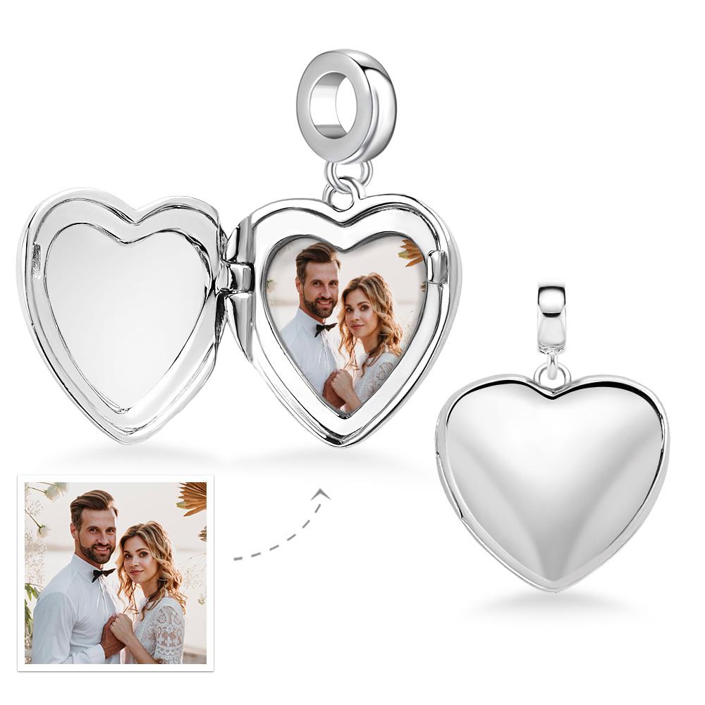 Abalorio De Foto Personalizado, Medallón Personalizado, Joyería Conmemorativa, Regalo Para Mujeres, Mamás Y Niñas - soufeeles