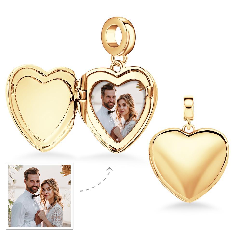 Abalorio De Foto Personalizado, Medallón Personalizado, Joyería Conmemorativa, Regalo Para Mujeres, Mamás Y Niñas - soufeeles