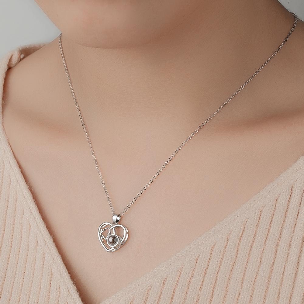 Collar De Proyección Personalizado, Regalo De Estetoscopio De Corazón De Amor Para Médico - soufeeles