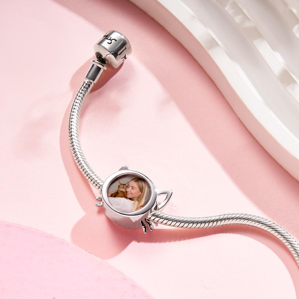 Foto Personalizada Charm Cat Mom Lindo Regalo Para Mascotas - soufeeles