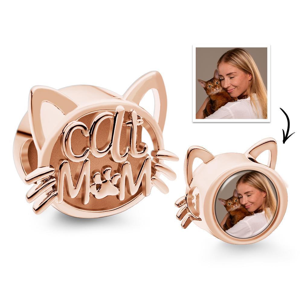 Foto Personalizada Charm Cat Mom Lindo Regalo Para Mascotas - soufeeles