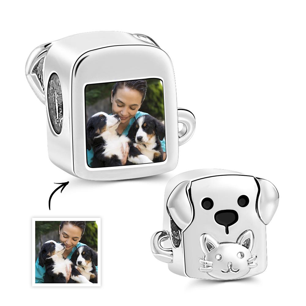 Foto personalizada Charm Cachorro Pan Lindo regalo para mascotas