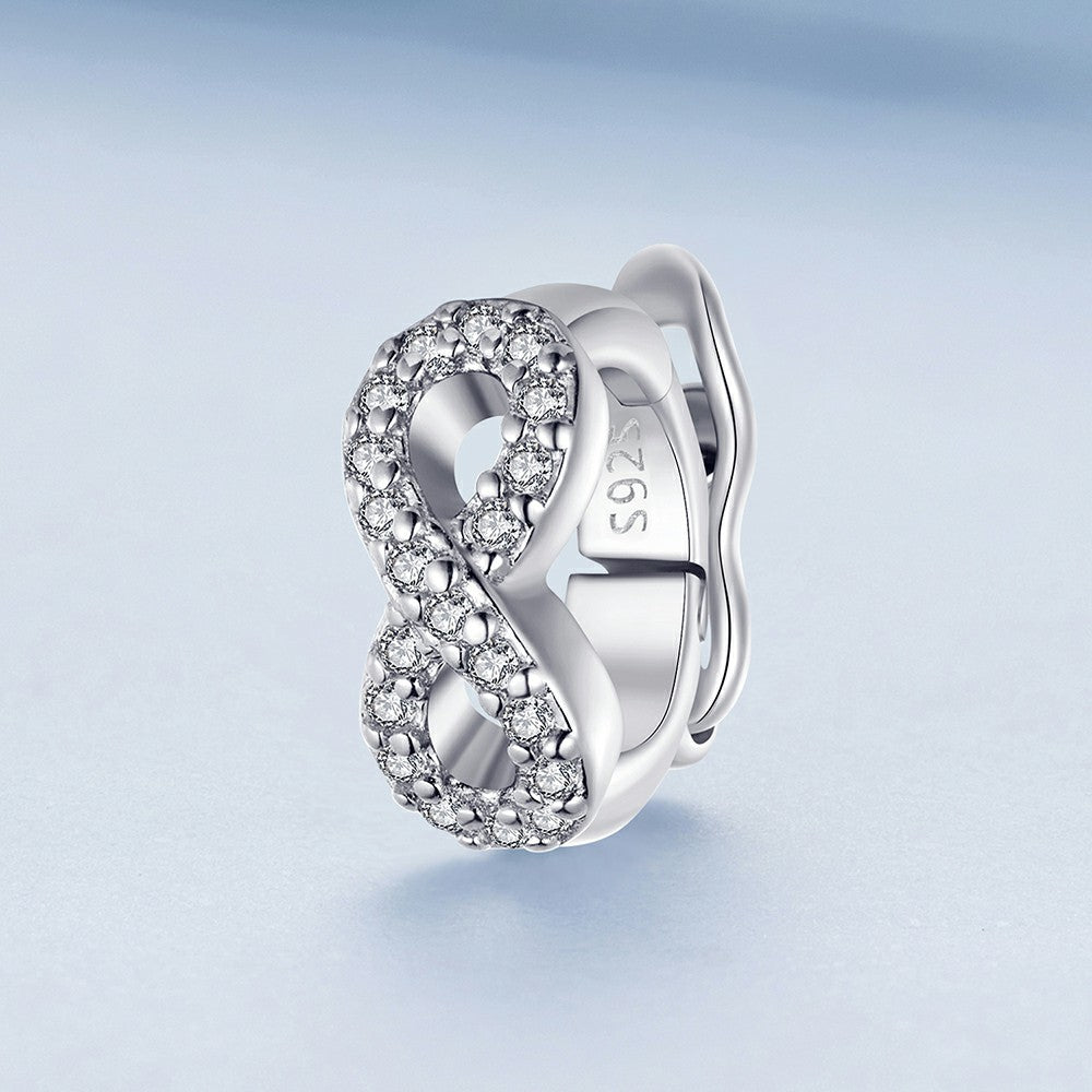 ciondolo con tappo infinito ciondolo distanziatore in argento sterling 925 dp118