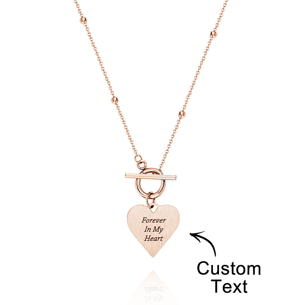 Collar De Texto Personalizado Collar Touch Of Love Para Ella - soufeeles