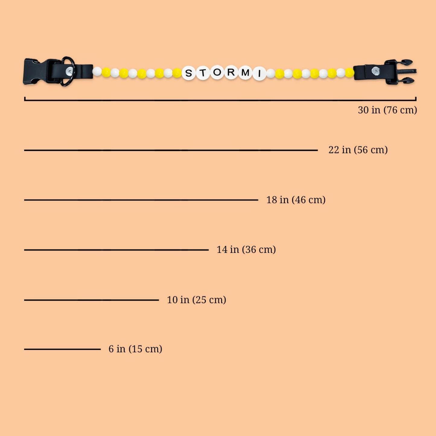 Collar Con Nombre De Mascota Personalizado. Incluye Una Pulsera A Juego De Regalo Gratis Para Tu Mascota. - soufeeles