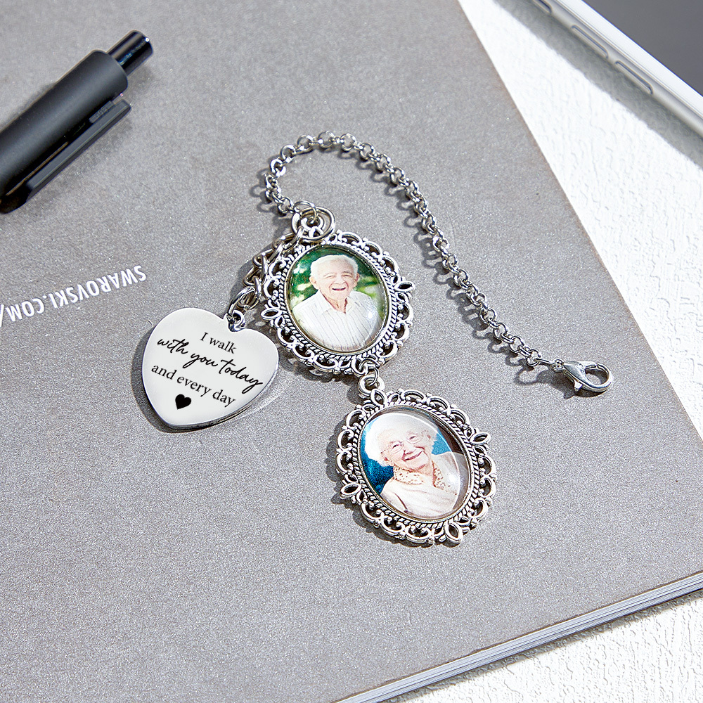 Colgante De Foto Conmemorativo De Graduación Personalizado Con Recuerdo De Borla De Tapa De Mensaje De Memoria Amorosa Personalizado - soufeeles