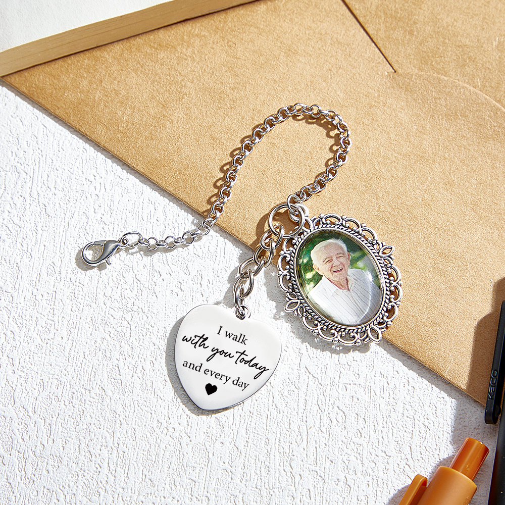 Colgante De Foto Conmemorativo De Graduación Personalizado Con Recuerdo De Borla De Tapa De Mensaje De Memoria Amorosa Personalizado - soufeeles