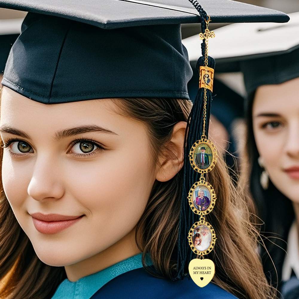 Encanto De Foto De Graduación Personalizado, Borla Conmemorativa De Graduación, Foto Conmemorativa, Gorro De Graduación, Regalo De Graduación - soufeeles