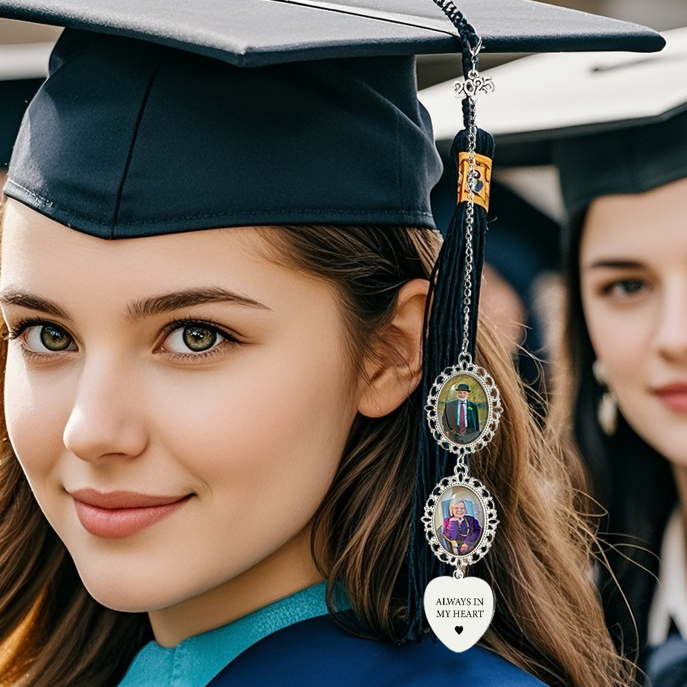 Encanto De Foto De Graduación Personalizado, Borla Conmemorativa De Graduación, Foto Conmemorativa, Gorro De Graduación, Regalo De Graduación - soufeeles