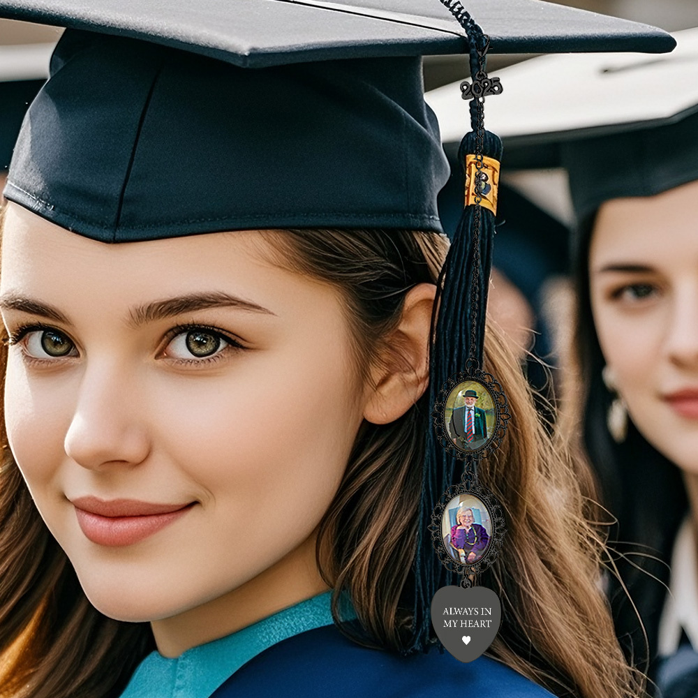Encanto De Foto De Graduación Personalizado, Borla Conmemorativa De Graduación, Foto Conmemorativa, Gorro De Graduación, Regalo De Graduación - soufeeles