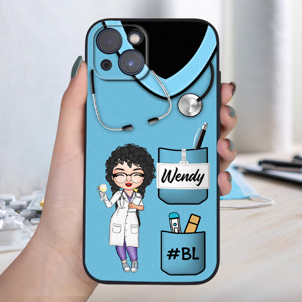 Funda De Teléfono Personalizada Funda Protectora Para Teléfono Con Foto Regalos Médicos Regalos De Enfermera - soufeeles