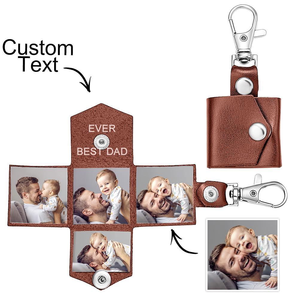 Custom Photo Engraved Keychain Creative Envelope Gifts - soufeeles