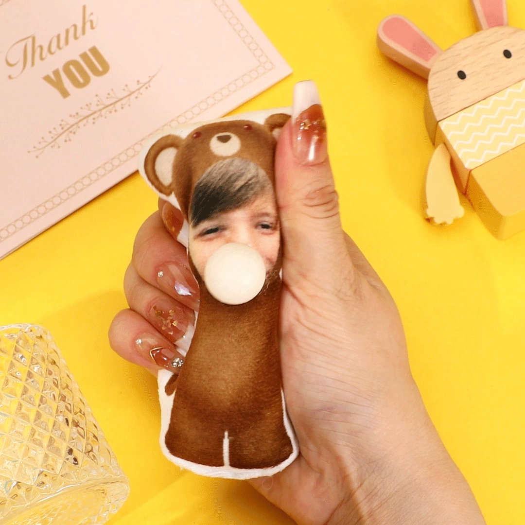 Llavero De Almohada Minime Personalizado, Llavero Divertido Con Burbujas Para Apretar, Abrazo De Bolsillo, Regalos De San Valentín - soufeeles