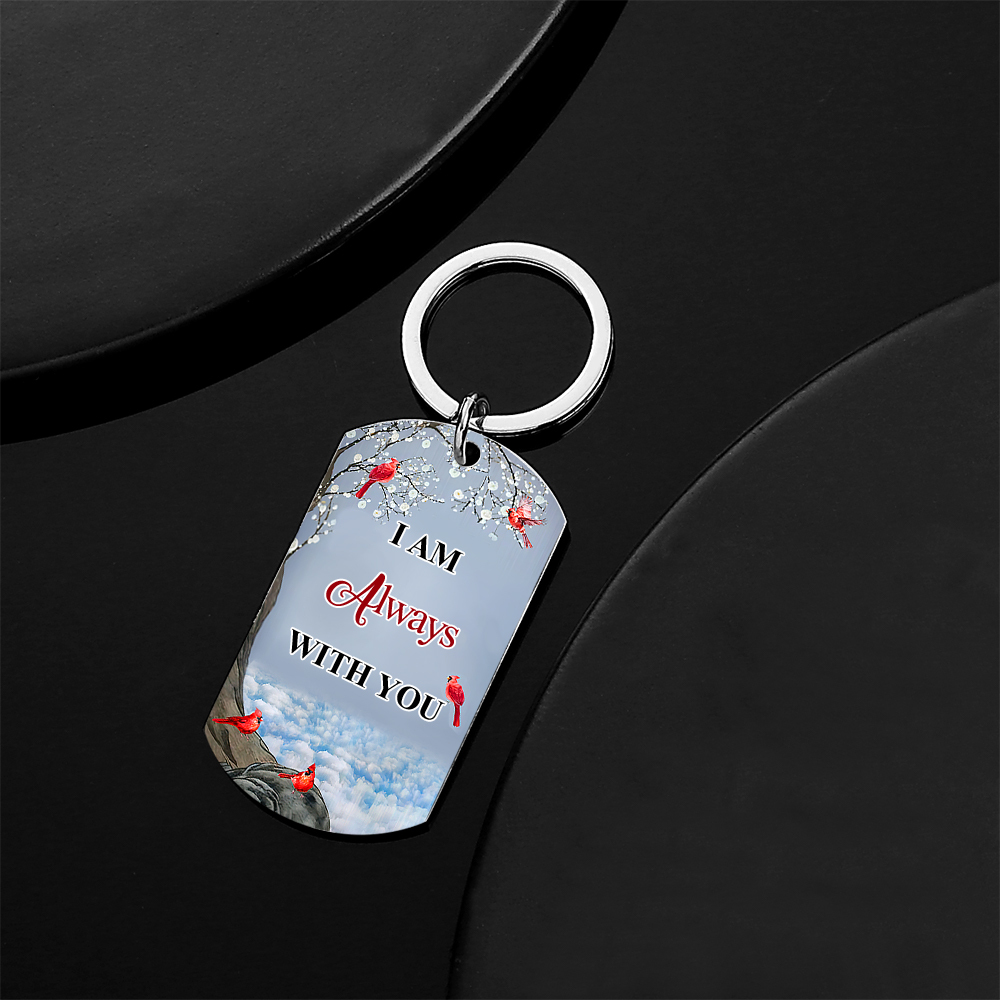 Foto Personalizada Te Llevaré - Regalo Conmemorativo Para Llavero De Aluminio Personalizado Familiar - soufeeles