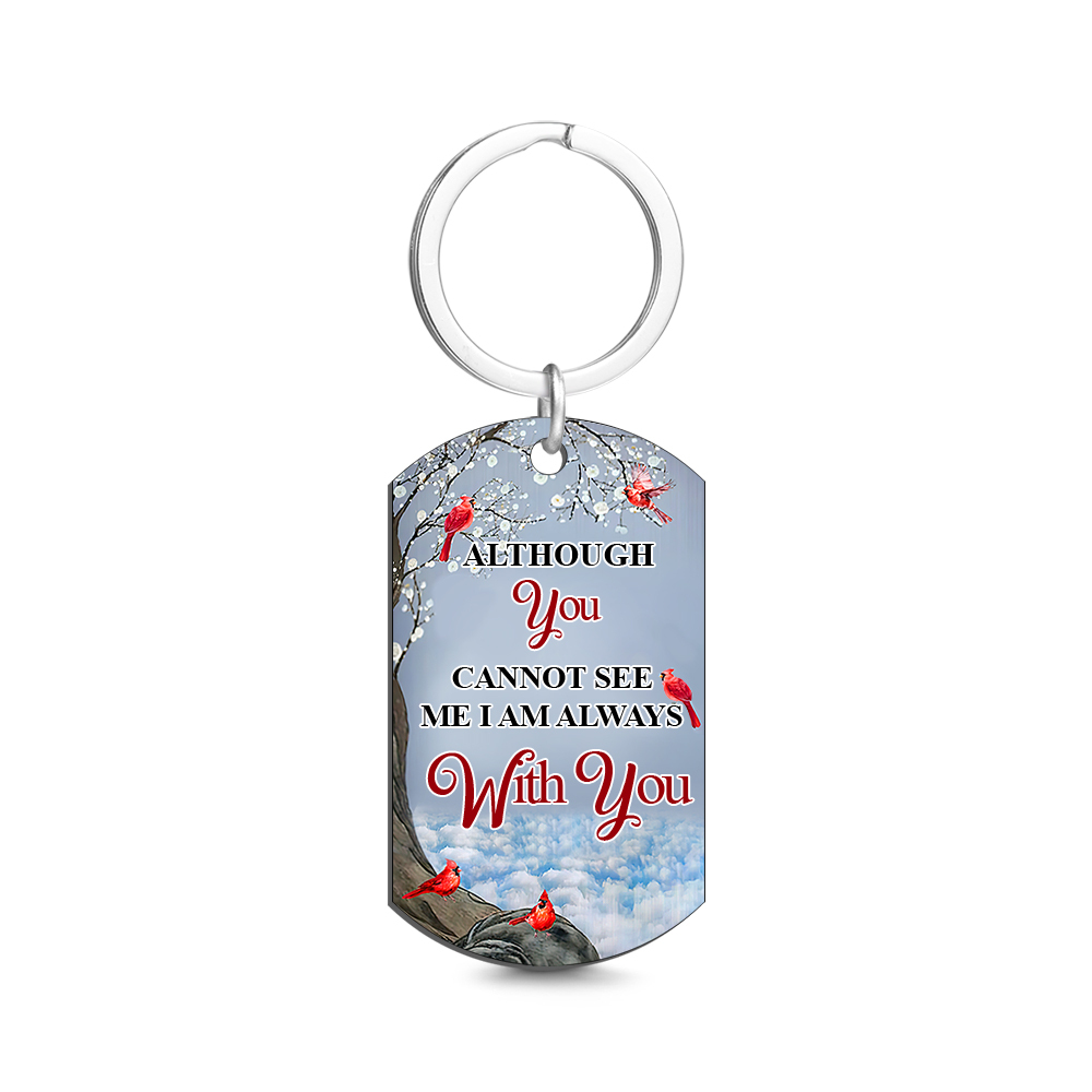 Foto Personalizada Te Llevaré - Regalo Conmemorativo Para Llavero De Aluminio Personalizado Familiar - soufeeles
