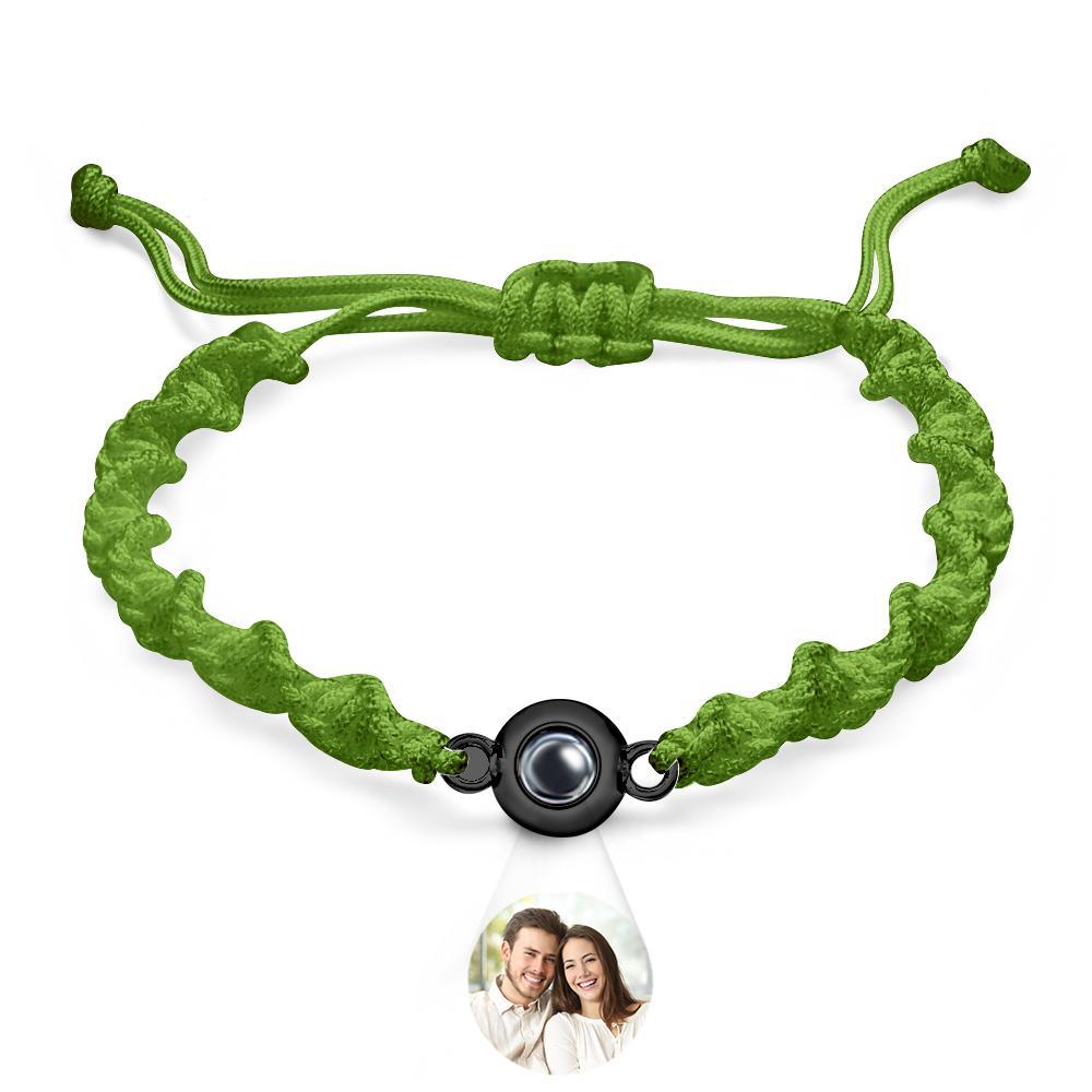 Pulsera De Proyección Personalizada Tejido Deportivo Regalo Simple - soufeeles