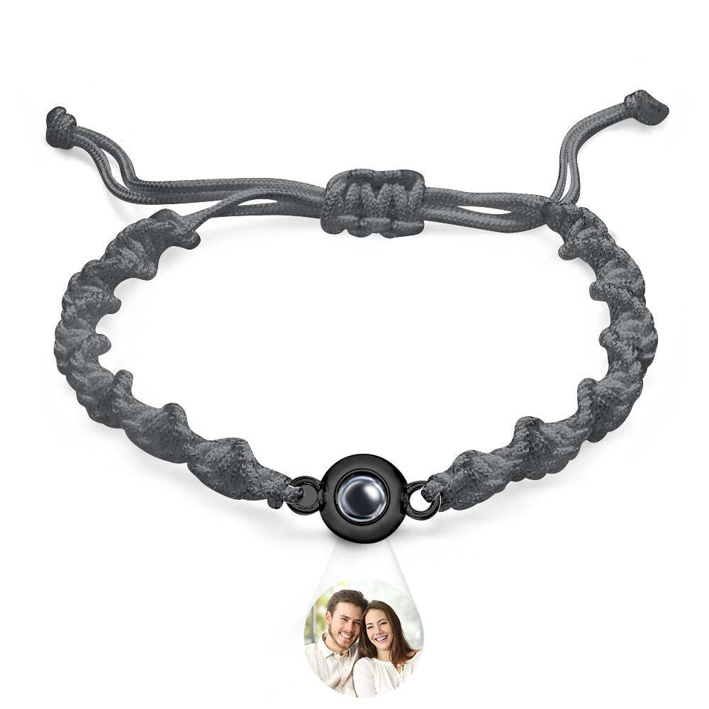 Pulsera De Proyección Personalizada Tejido Deportivo Regalo Simple - soufeeles
