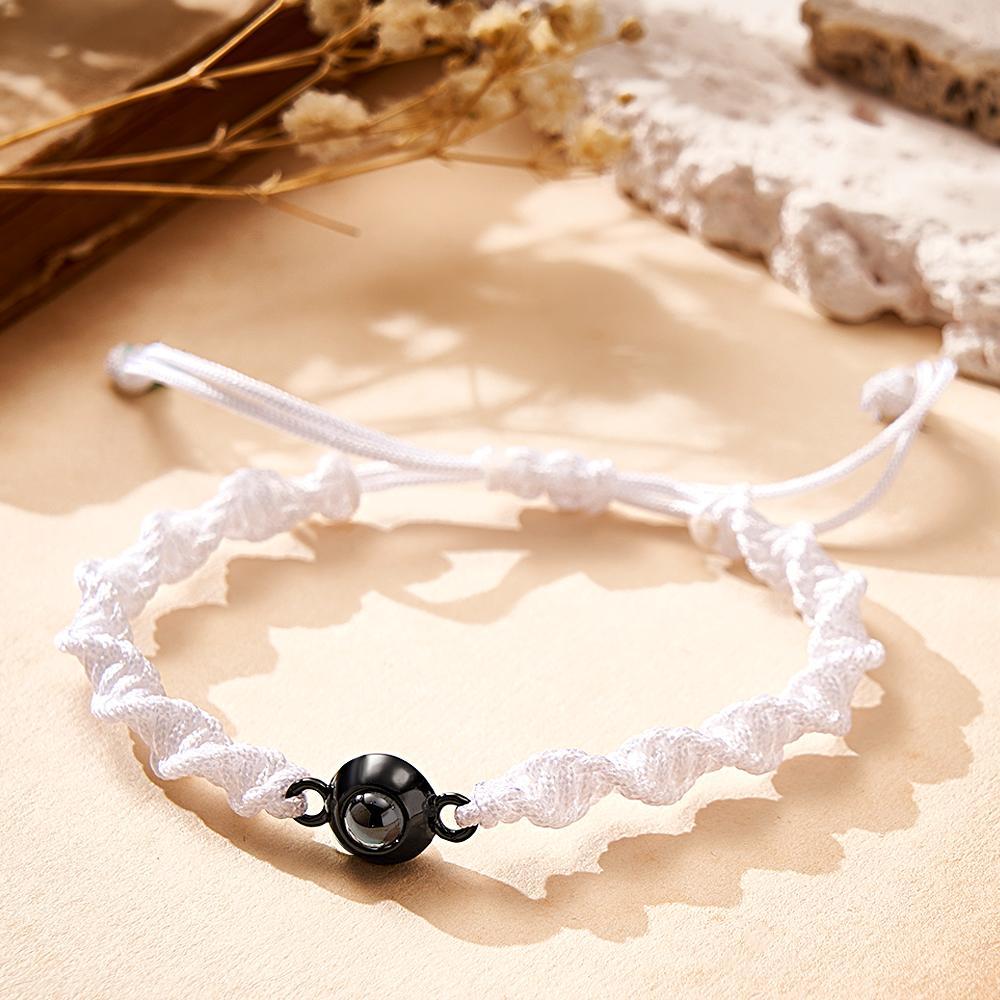 Pulsera De Proyección Personalizada Tejido Deportivo Regalo Simple - soufeeles