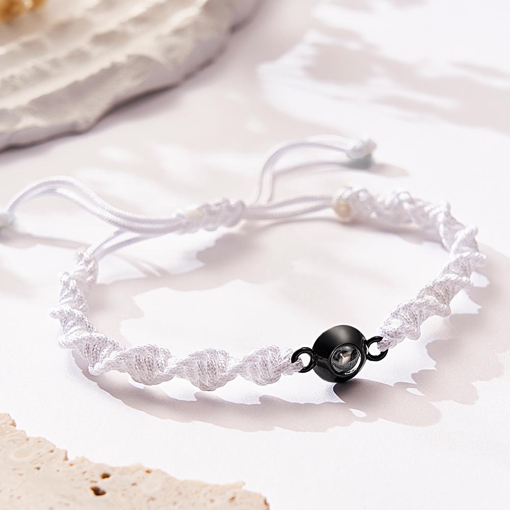 Pulsera De Proyección Personalizada Tejido Deportivo Regalo Simple - soufeeles