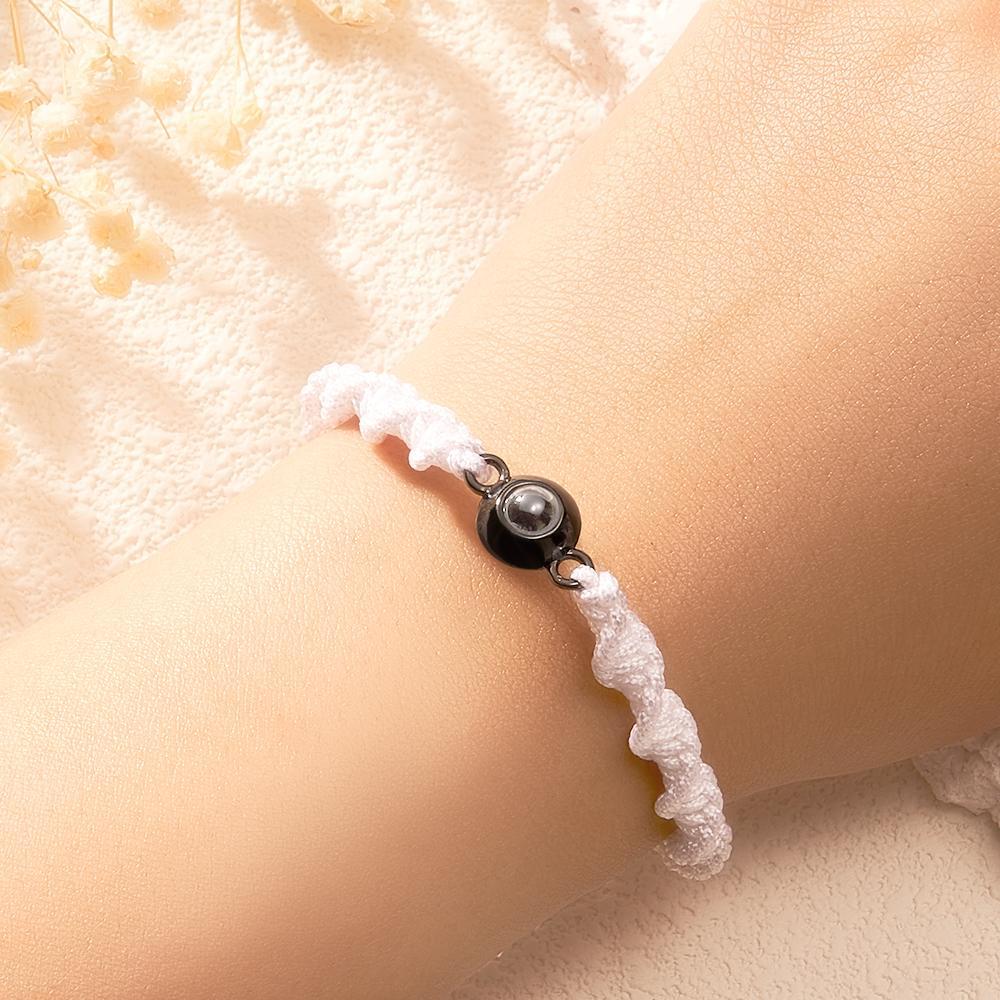 Pulsera De Proyección Personalizada Tejido Deportivo Regalo Simple - soufeeles