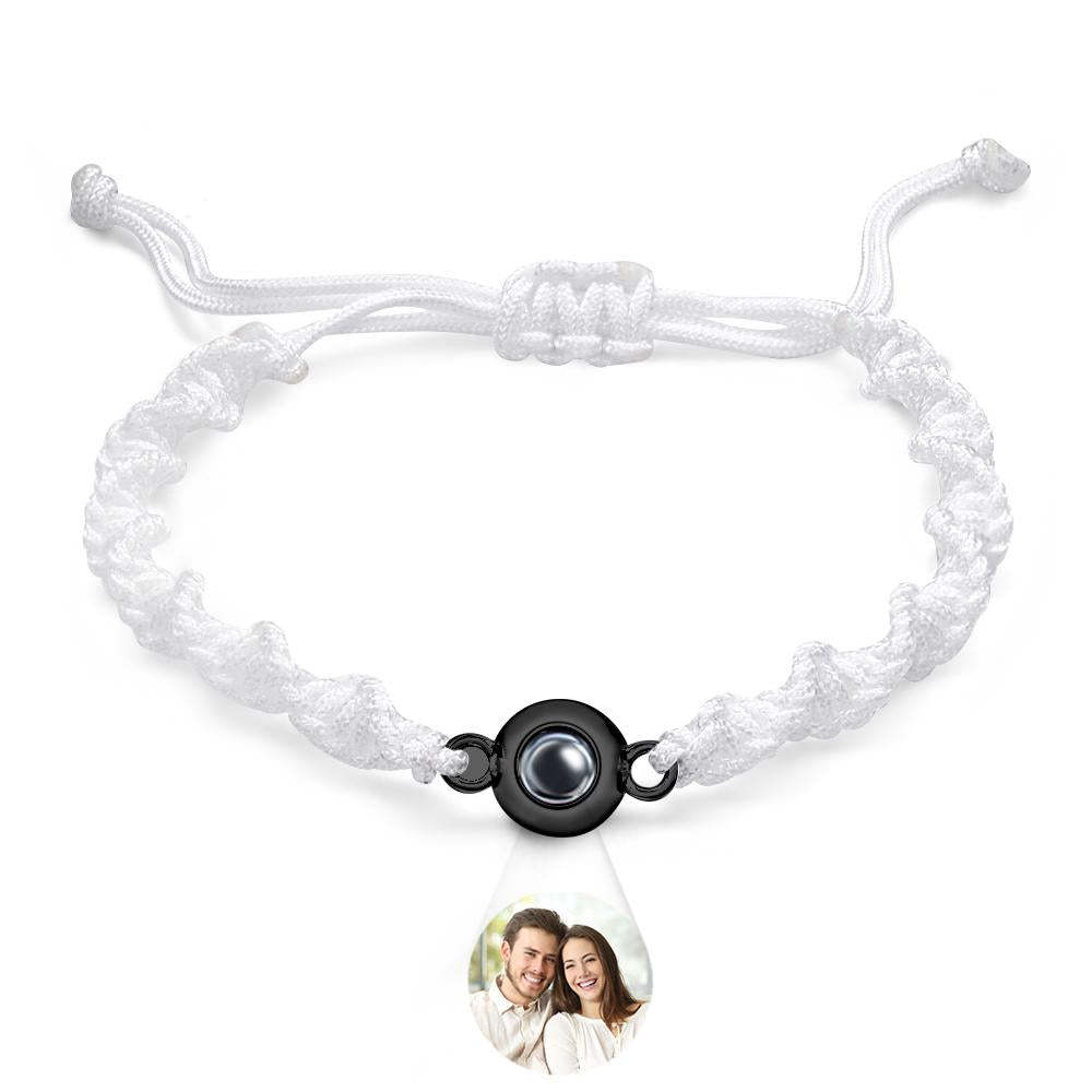 Pulsera De Proyección Personalizada Tejido Deportivo Regalo Simple - soufeeles