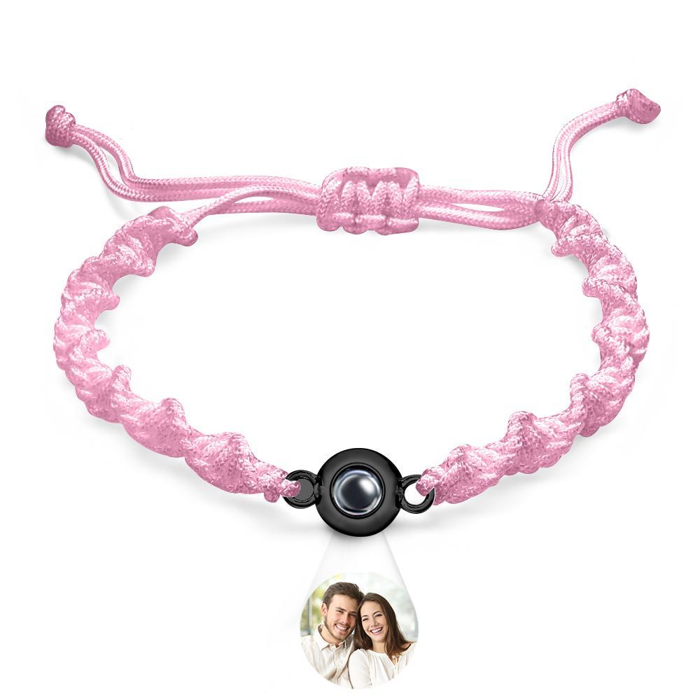 Pulsera De Proyección Personalizada Tejido Deportivo Regalo Simple - soufeeles