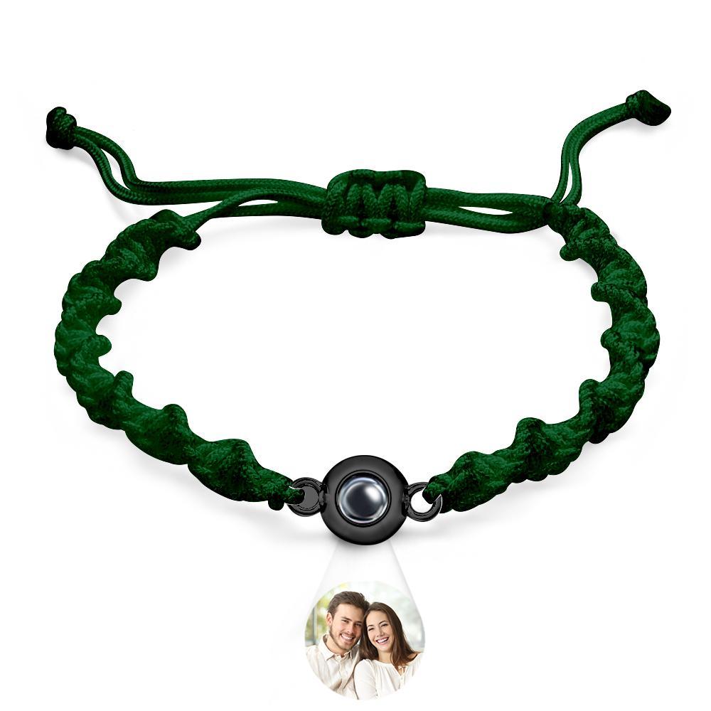 Pulsera De Proyección Personalizada Tejido Deportivo Regalo Simple - soufeeles