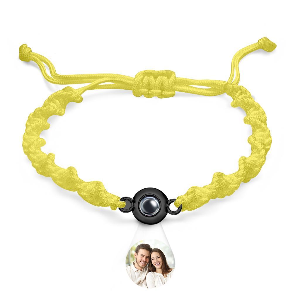 Pulsera De Proyección Personalizada Tejido Deportivo Regalo Simple - soufeeles